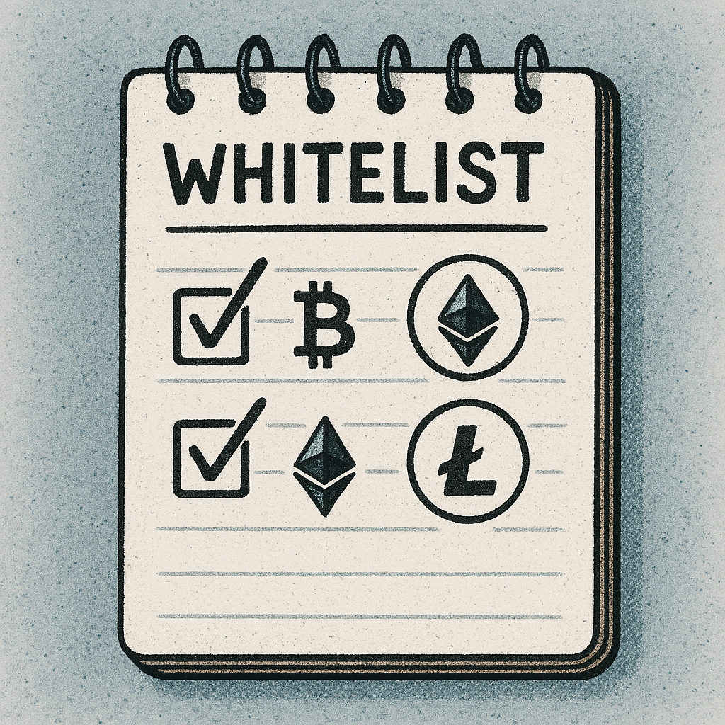 Whitelist v Cryptoměnách